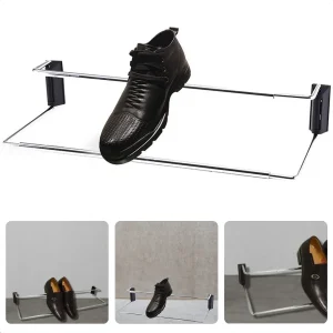 Cheqo® Verstelbaar Schoenenrek - Wandmontage - Muur Schoenenrek - 40-70cm - Opbergen & Organiseren