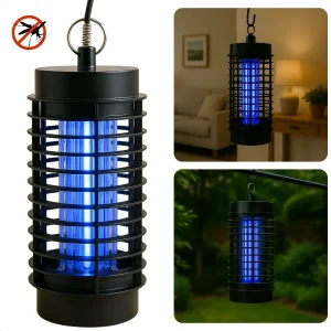 Cheqo® LED Insectenverdelger - Anti Muggenlamp - Anti Muggen Lamp - Insectenlamp - Vliegenlamp - Muggenvanger Voor Binnen en Buiten - UV Bescherming