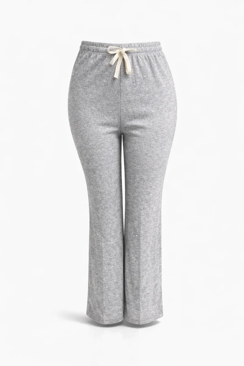 -COMFORT JOGGINGBROEK -GRIJS SPARKLE - Afbeelding 2