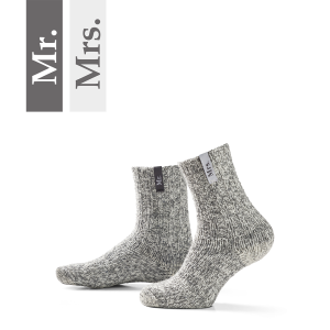 Originals Duo – Grijze Wol – Label Mr & Mrs – 37-41 | 42-46