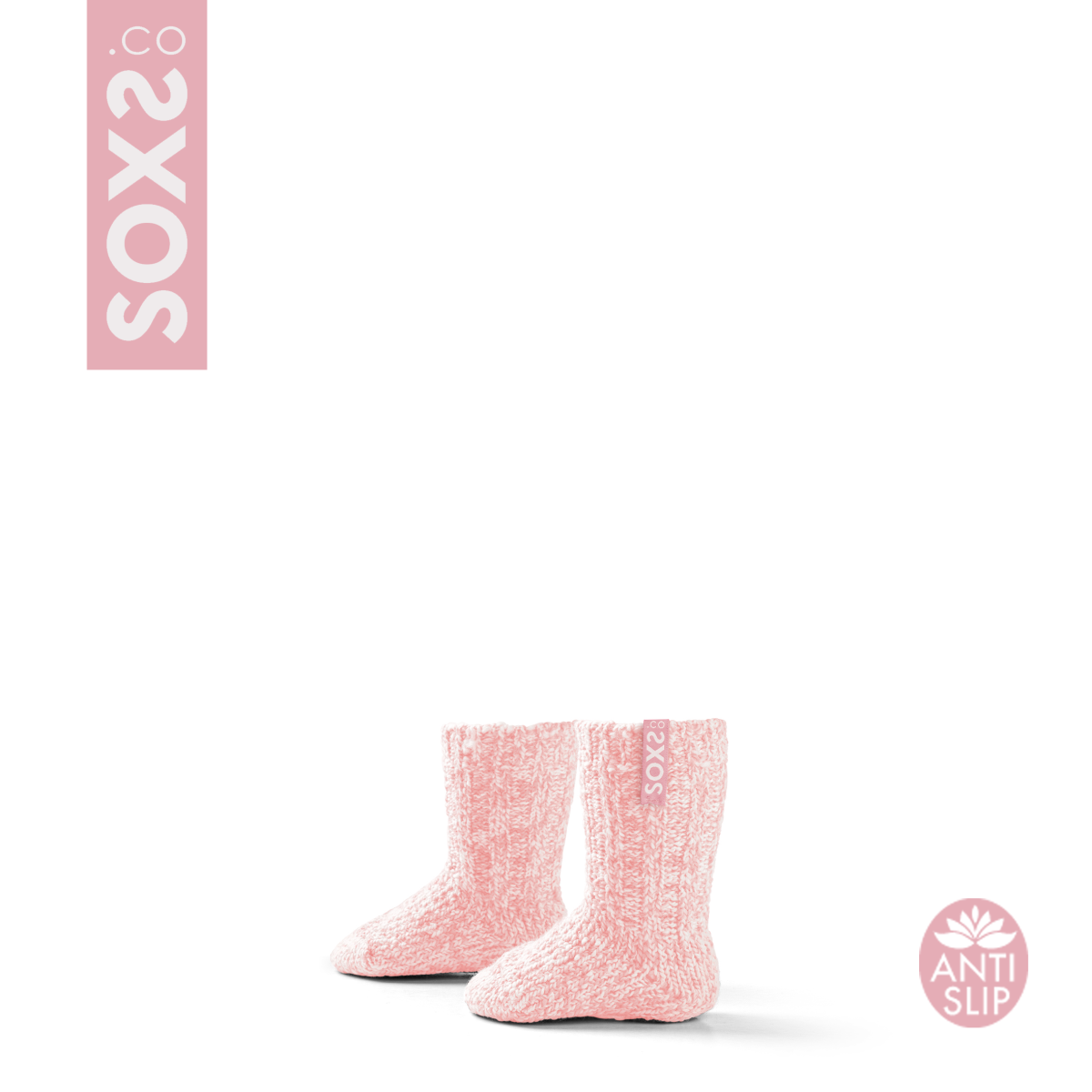 Originals – Antislip – Roze Wol – Label Sweety Pink – 19-28