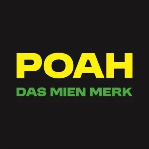 Tegeltje Poah das mien merk