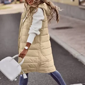 Dahlia™ | Jouw Stijlvolle Lange Puffer Vest